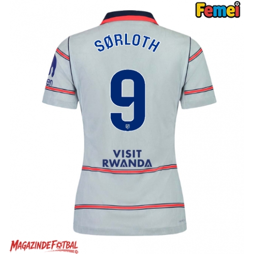 Atletico Madrid Alexander Sorloth #9 Tricou Fotbal Replică 2026-27 Femei Treilea Atletico Madrid Alexander Sorloth #9 Tricou Fotbal Replică 2026-27 Femei Treilea